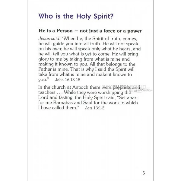 Engels, The Holy Spirit