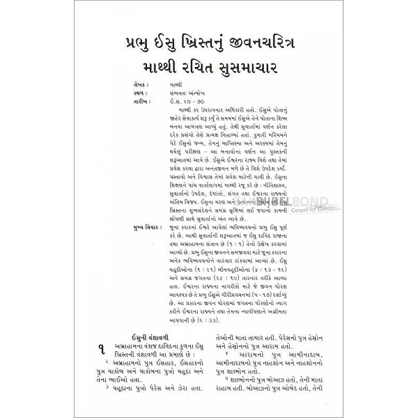 Gujarati Nieuw Testament, Hedendaagse vertaling, paperback