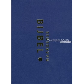Naardense Bijbel, gebonden in linnen, donkerblauw, harde kaft