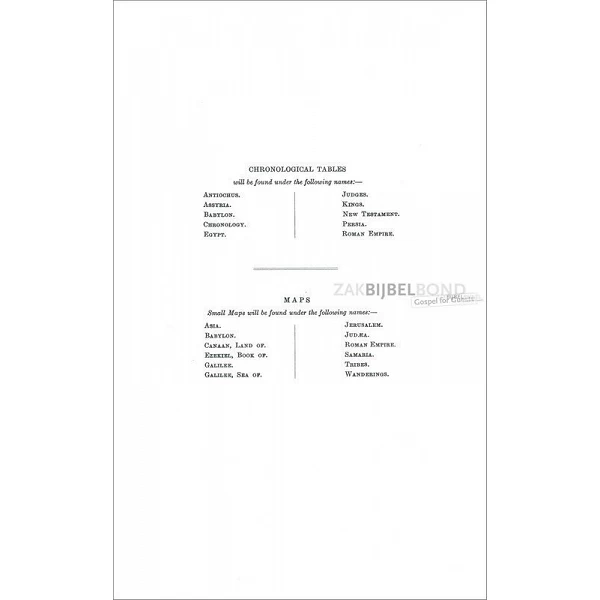 Engels, Concise Bible Dictionary, harde kaft