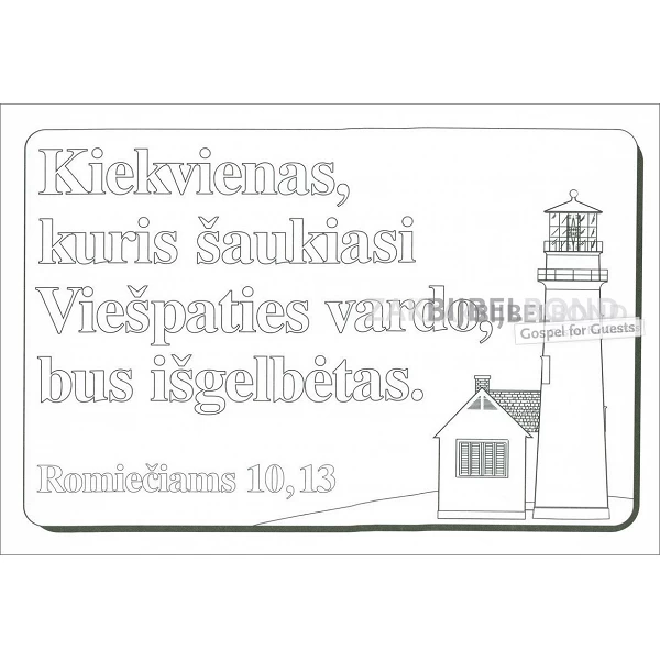 Litouws bijbels kleurboek voor kinderen - Bijbelse Beloften