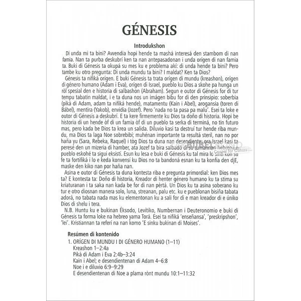 Papiamento Bijbel - Koriente compact rits bruin