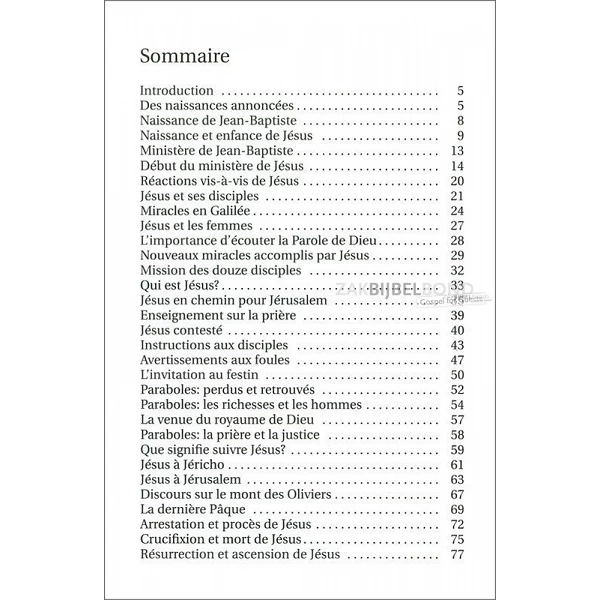 Frans Lukas-evangelie, Louis Segond 21 vertaling, paperback