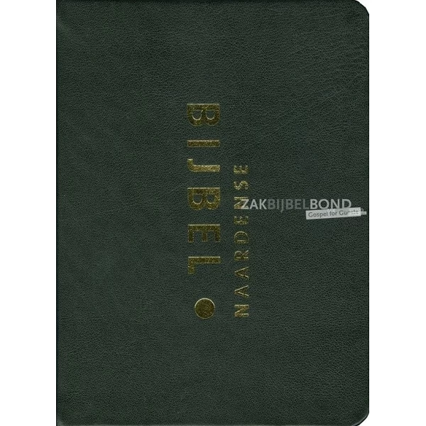Naardense Bijbel, zwart, kalfsleer, goudsnede + foudraal