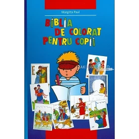 Roemeense Kinderbijbel, "Kleurbijbel", M. Paul, paperback
