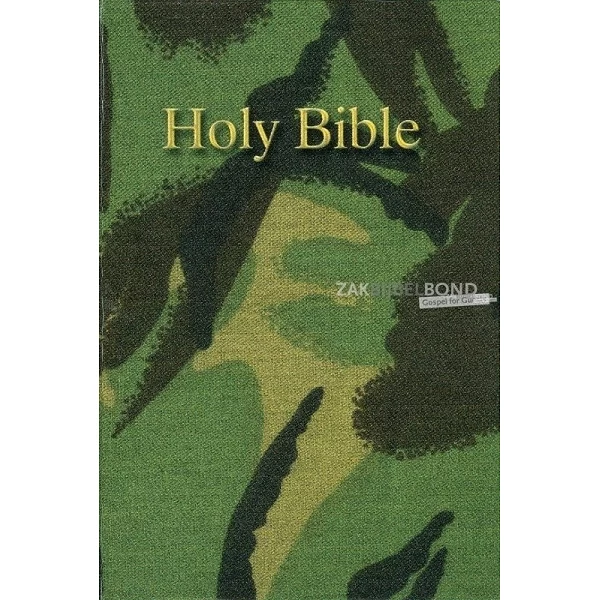 Engelse Bijbel, King James Version (KJV), compact, flexibele kaft, camouflage