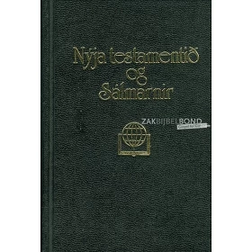 IJslands Nieuw Testament in bijbelvertaling uit 1981 in medium formaat met harde kaft + Psalmen