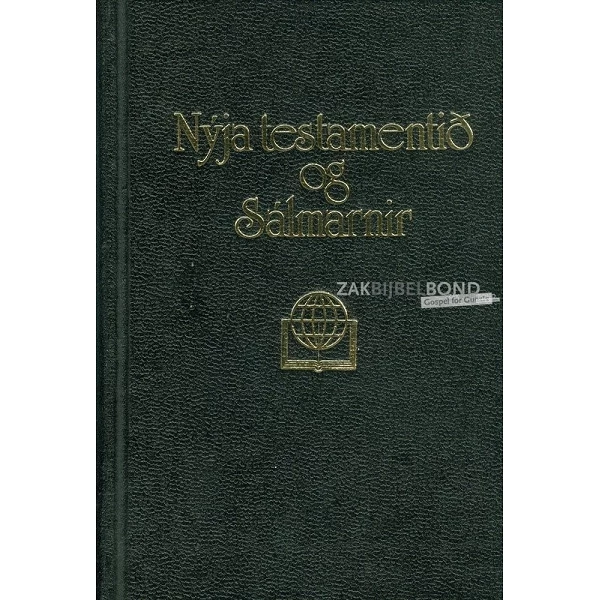 IJslands Nieuw Testament in bijbelvertaling uit 1981 in medium formaat met harde kaft + Psalmen