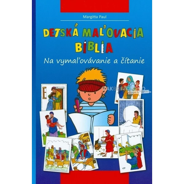 Slowaakse Kinderbijbel "Kleurbijbel", M. Paul - Met 1 kleurplaat per bijbelverhaal