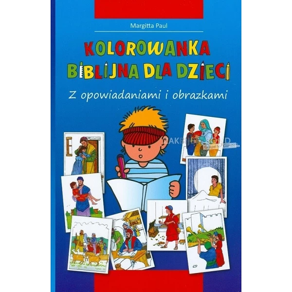 Poolse Kinderbijbel, "Kleurbijbel", M. Paul, paperback