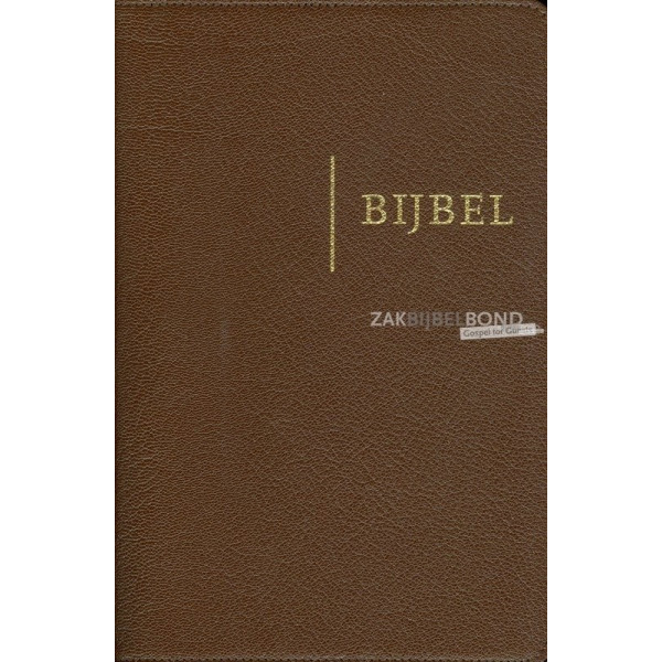 Nederlandse Bijbel in de Herziene Statenvertaling - EDGE LINED EDITION - Luxe editie met leren kaft en goudsnede.