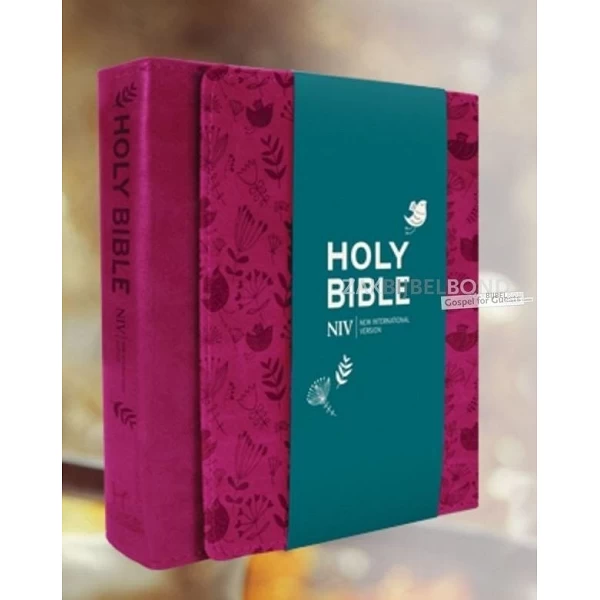Engelse Bijbel NIV - Journaling Bijbel paars