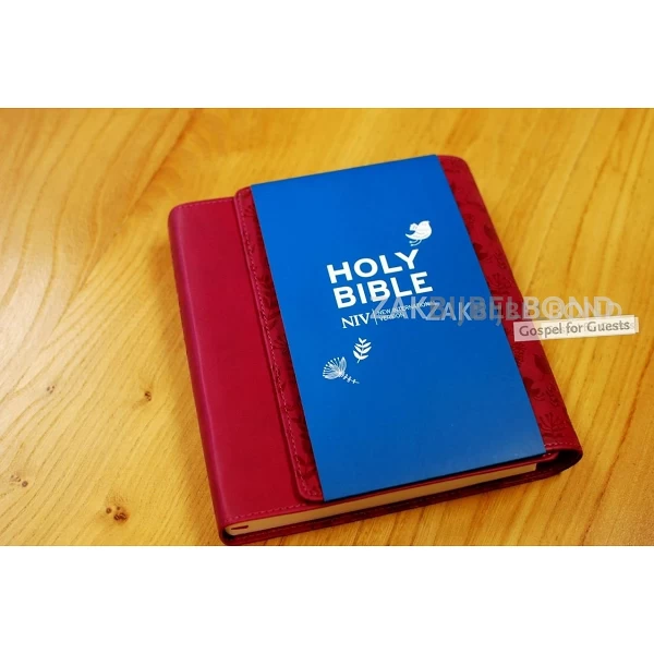 Engelse Bijbel NIV - Journaling Bijbel paars