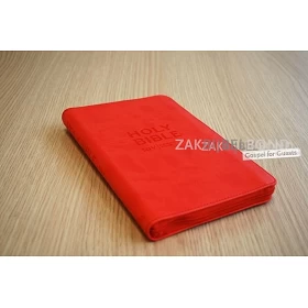 Engelse Bijbel in de New International Version (NIV) - POCKET RED SOFT-TONE BIBLE - Met imitatieleer en rits