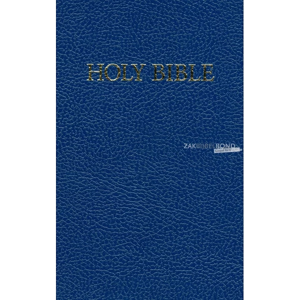 English Bible in the King James Version - Royal Ruby Text Bible (hardback) - Blue