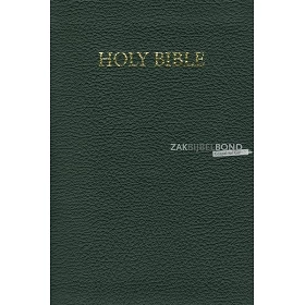 English Bible in the King James Version - Royal Ruby Text Bible (calfskin) - Black