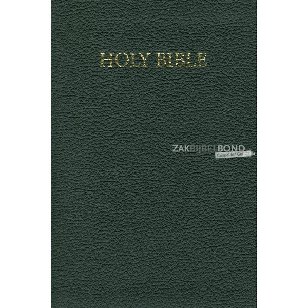 English Bible in the King James Version - Royal Ruby Text Bible (calfskin) - Black