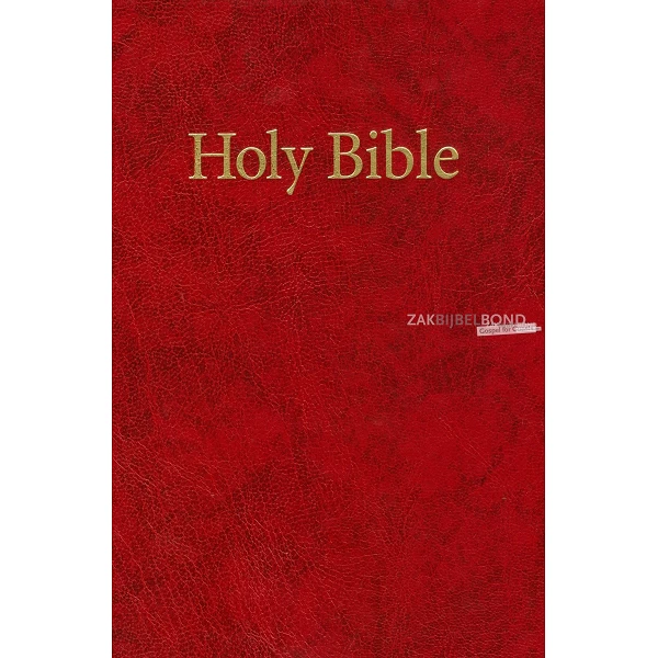 English Bible in the King James Version -Windsor Text Bible (hardback) - Red