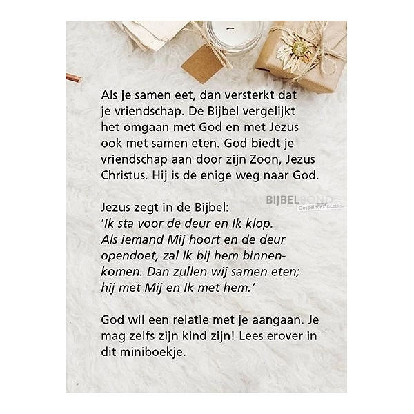 Nederlands evangelisatieboekje voor Kert - Leven.nu