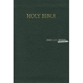 English Bible KJV - Royal Ruby Text Bible (calfskin with thumb index) - Black