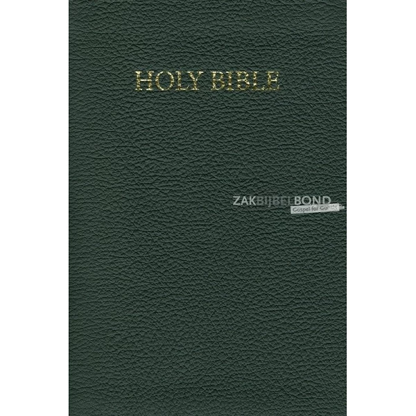 Engelse Bijbel KJV - Royal Ruby Text Bible (calfskin with thumb index) - Black