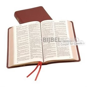 Engelse Bijbel KJV - Windsor Text Bible (calfskin) - Bordeaux rood - Goudsnede