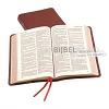 Engelse Bijbel KJV - Windsor Text Bible (calfskin) - Bordeaux rood - Goudsnede