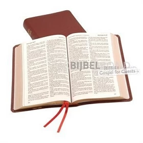 Engelse Bijbel KJV - Windsor Text Bible (calfskin) - Bordeaux rood