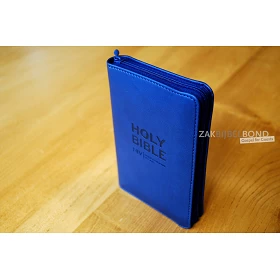 Engelse Bijbel in de New International Version (NIV) - TINY NAVY SOFT-TONE BIBLE WITH ZIP