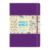 Engelse Bijbel NIV - Journaling Bijbel 1 kolom paars
