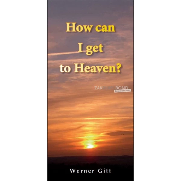 English tract - How can I get to Heaven?