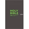 Engelse Bijbel in de New International Version (NIV). POCKET CHARCOAL BIBLE. Medium formaat met Vivellaleer en rits