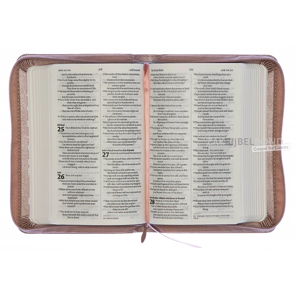 English NIV Bible - Pocket Rose Gold Soft-tone