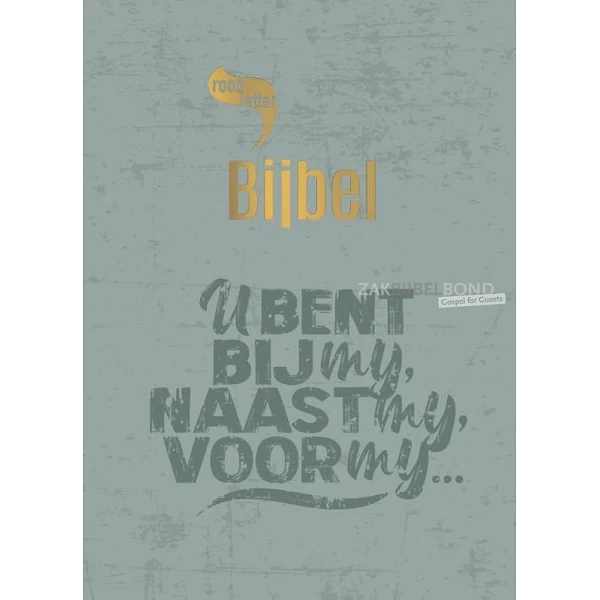 Nederlandse Bijbel in de Het Boek-vertaling. ROODLETTER FOTOBIJBEL