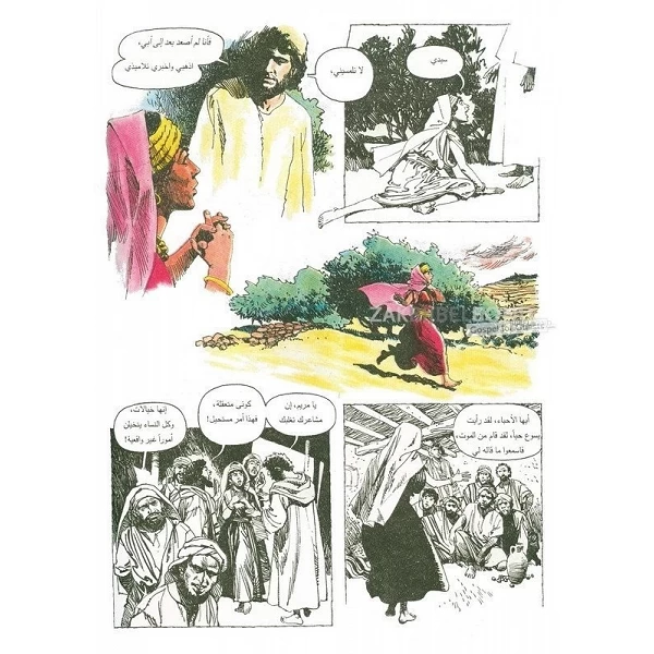 Arabic Gospel comic 'He lived among us'