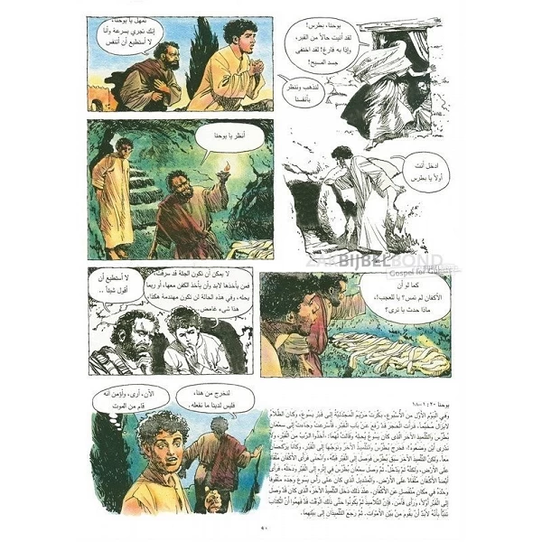 Arabic Gospel comic 'He lived among us'