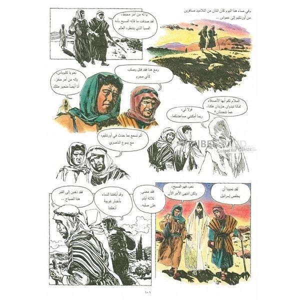 Arabic Gospel comic 'He lived among us'