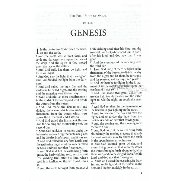 Engelse Bijbel KJV - Windsor Text Bible (hardback) - Black
