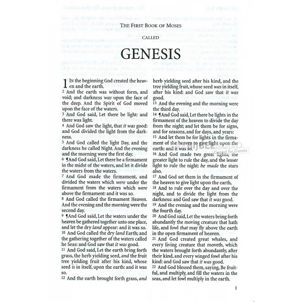 English Bible in the King James Version Windsor Text Bible (Vivella) - Two-Tone Blue