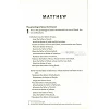 English Booklet with the Gospel according to Matthew in the NIV version