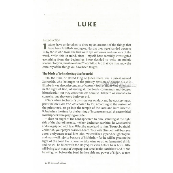 Engels Lukas-evangelie - NIV