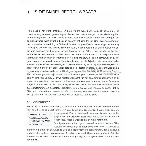 Nederlands, Bijbelcursus, Emmaüs Bijbelstudies, Ieder het juiste antwoord