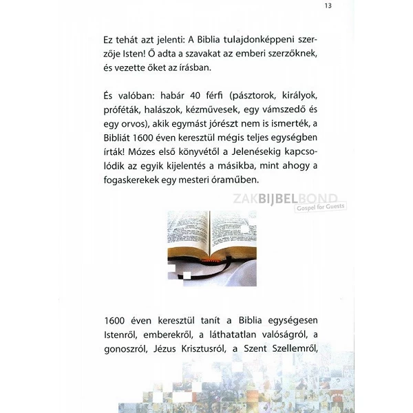 Hongaars evangelisatieboekje 'Gelukkig is...'