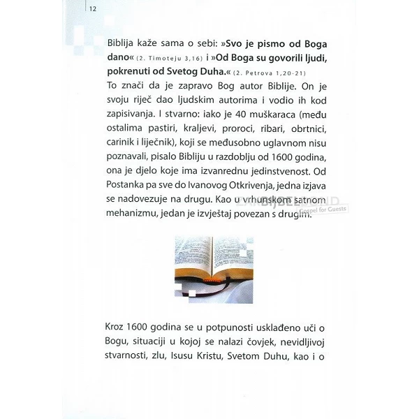 Kroatisch evangelisatieboekje 'Gelukkig is...'