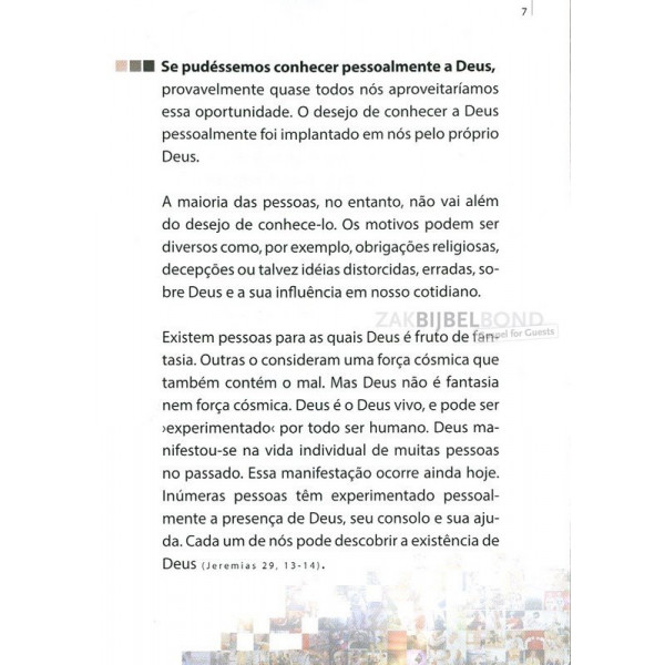 Portugees evangelisatieboekje 'Gelukkig is...'