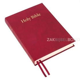 Engelse Bijbel KJV - Windsor Large Print Text Bible - Red