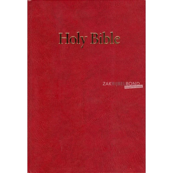 English Bible KJV - Windsor Large Print Bible - Red