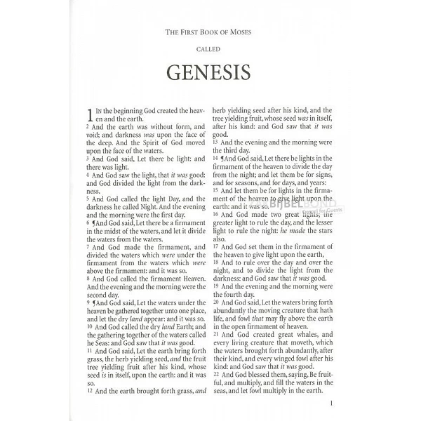 Engelse Bijbel KJV - Windsor Large Print Bible - Black