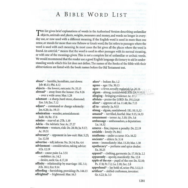 Engelse Bijbel KJV - Windsor Large Print Bible - Black