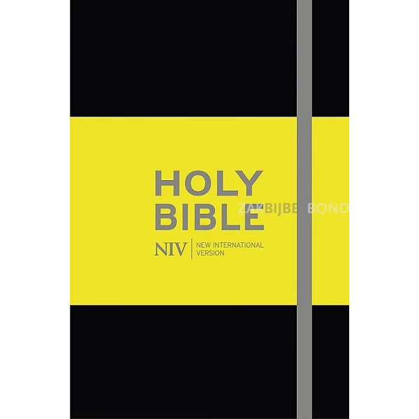 Engelse Bijbel NIV - Pocket black notebook Bible